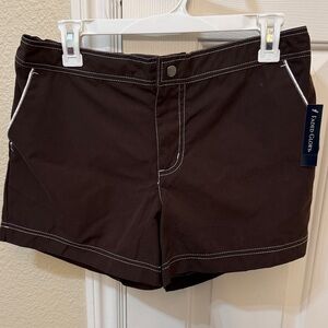 Faded Glory Women's Dark Brown Mid Boardshort